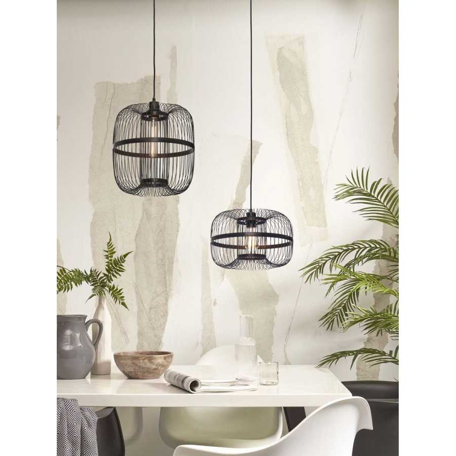 Good&Mojo Hokkaido Pendant Light - Black - Small