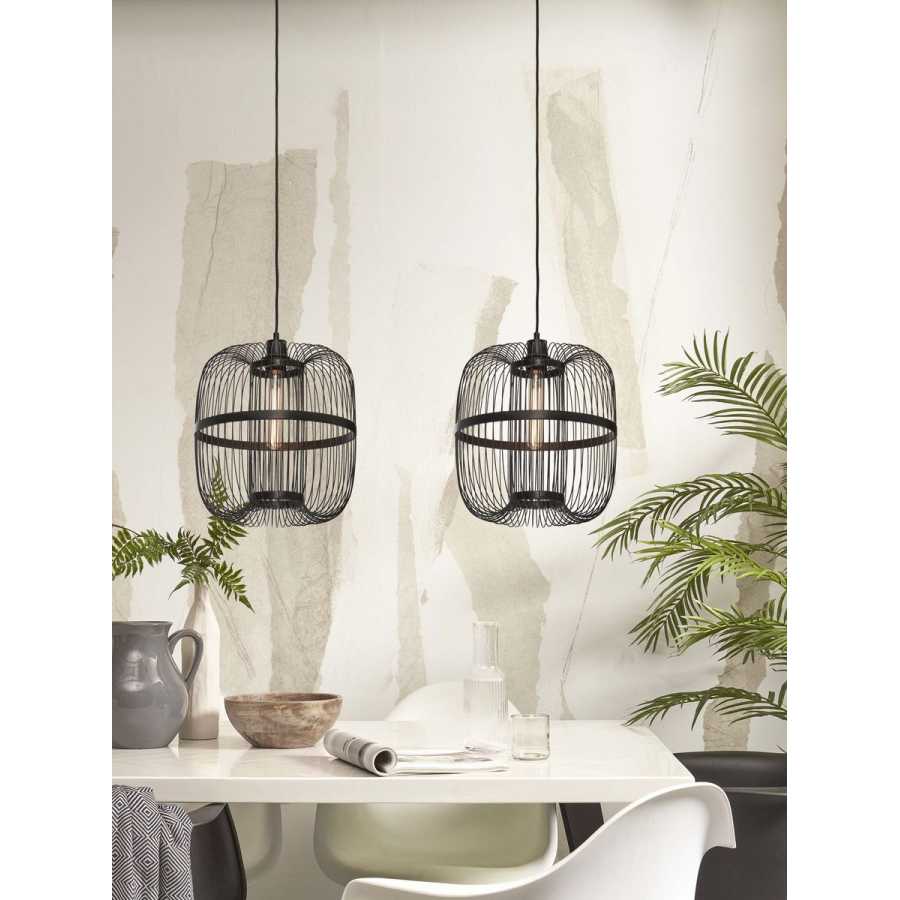 Good&Mojo Hokkaido Pendant Light - Black - Large