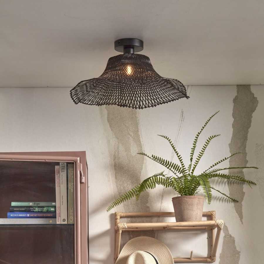 Good&Mojo Ibiza Ceiling Light - Black - Small