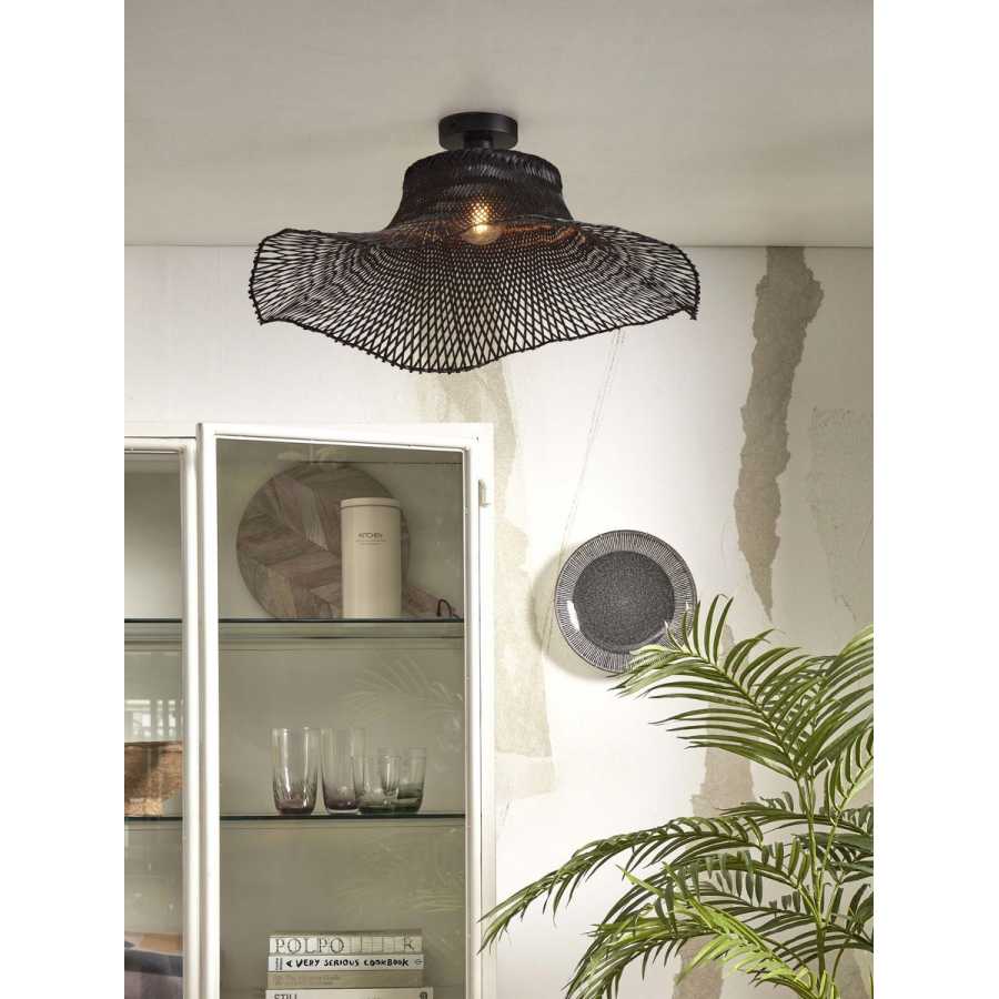 Good&Mojo Ibiza Ceiling Light - Black - Large