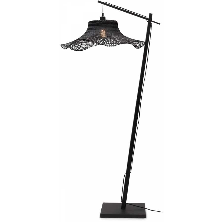 Good&Mojo Ibiza Floor Lamp - Black - Large