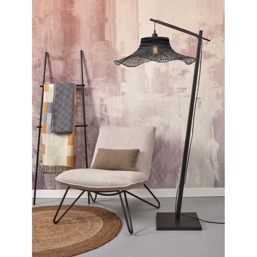 Good&Mojo Ibiza Floor Lamp - Black - Large