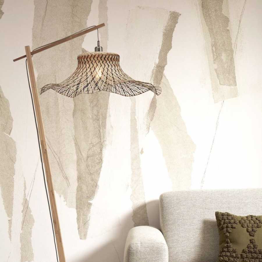 Good&Mojo Ibiza Floor Lamp - Black & Natural