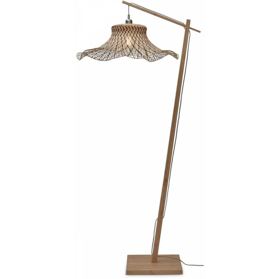 Good&Mojo Ibiza Floor Lamp - Black & Natural