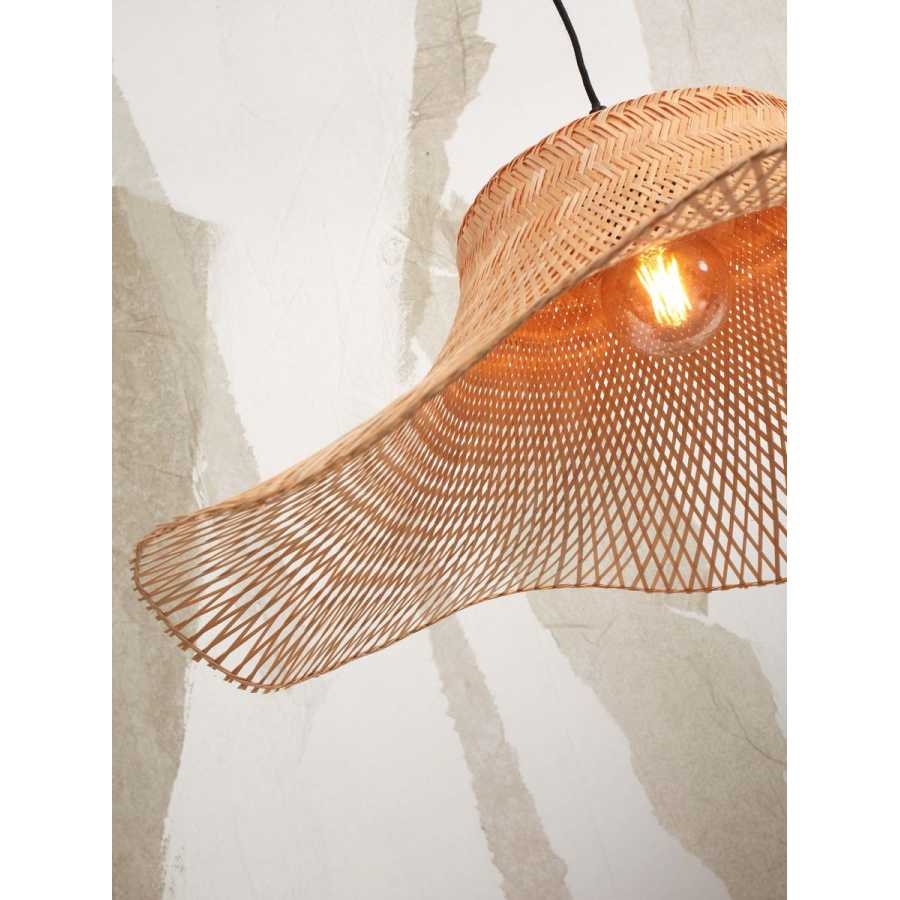 Good&Mojo Ibiza Floor Lamp - White & Natural