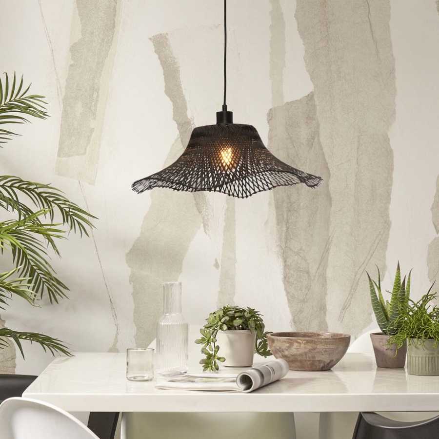 Good&Mojo Ibiza Pendant Light - Black - Small