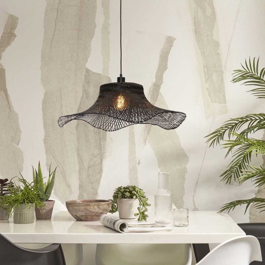 Good&Mojo Ibiza Pendant Light - Black - Large