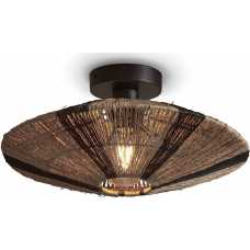 Good&Mojo Iguazu Ceiling Light - Black & Natural