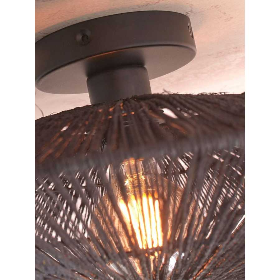 Good&Mojo Iguazu Ceiling Light - Black - Small