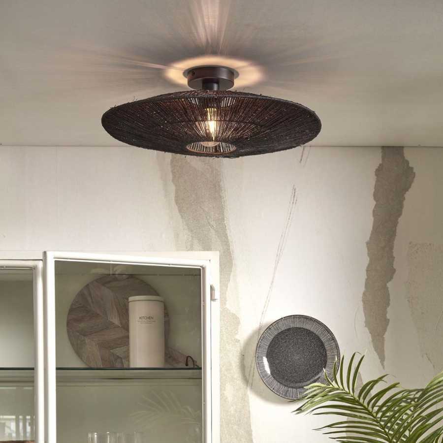 Good&Mojo Iguazu Ceiling Light - Black - Large