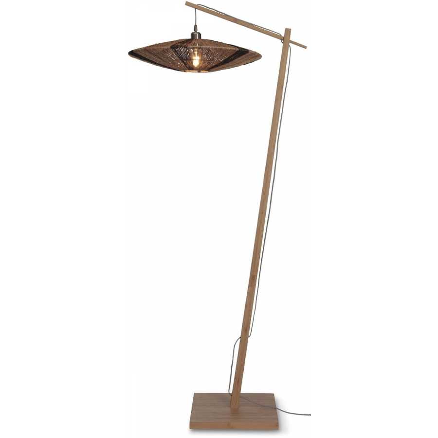 Good&Mojo Iguazu Floor Lamp - Black & Natural