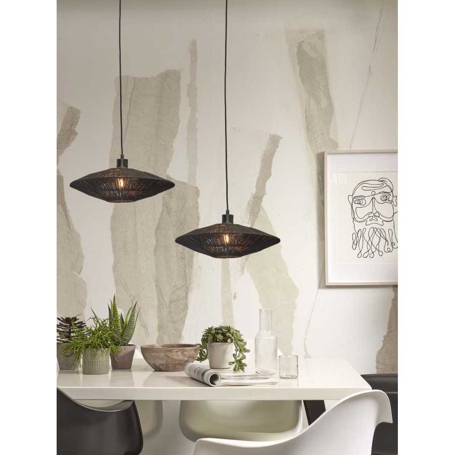 Good&Mojo Iguazu Pendant Light - Black - Small