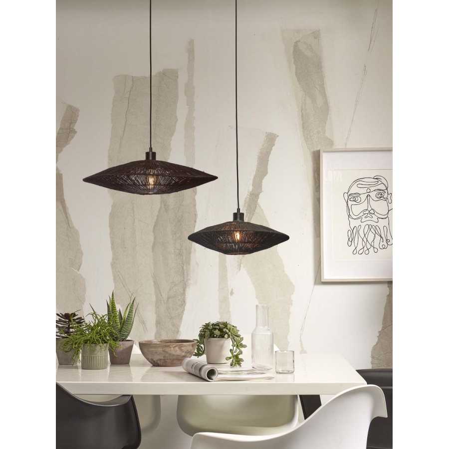 Good&Mojo Iguazu Pendant Light - Black - Small