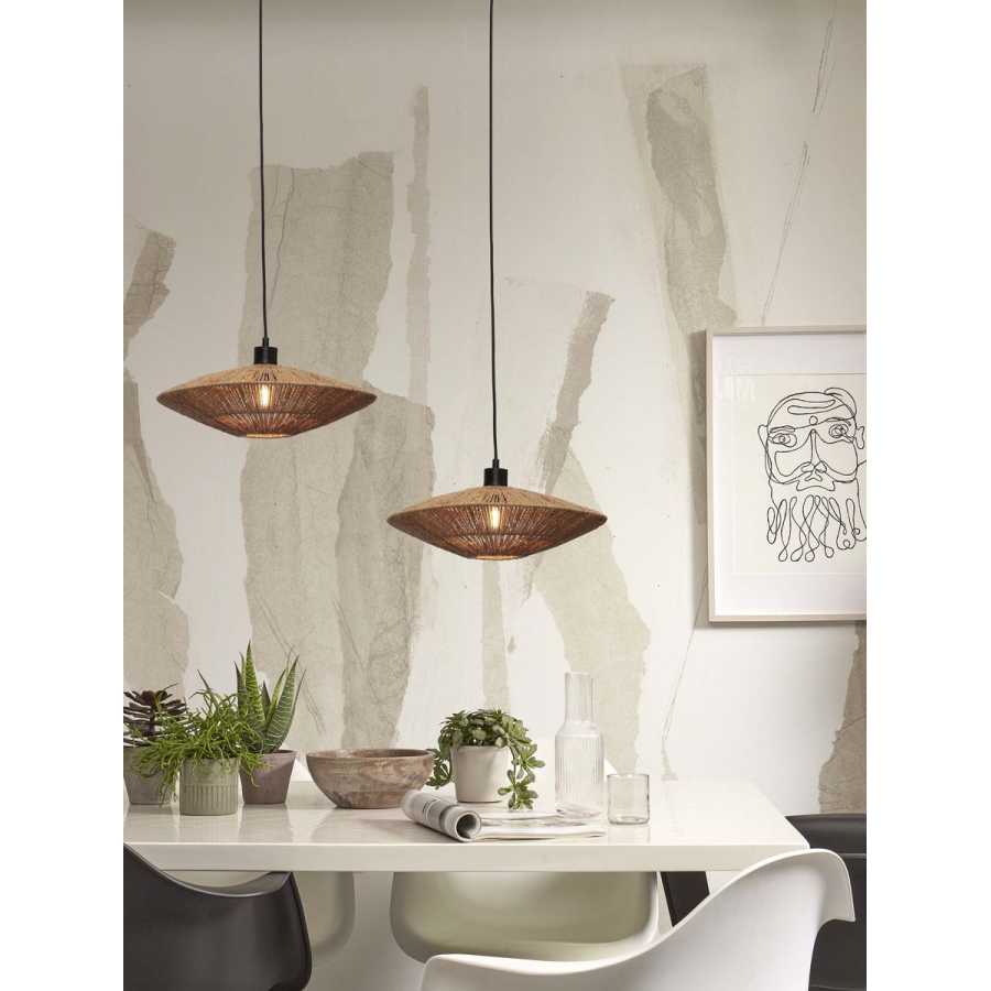 Good&Mojo Iguazu Pendant Light - Natural - Small