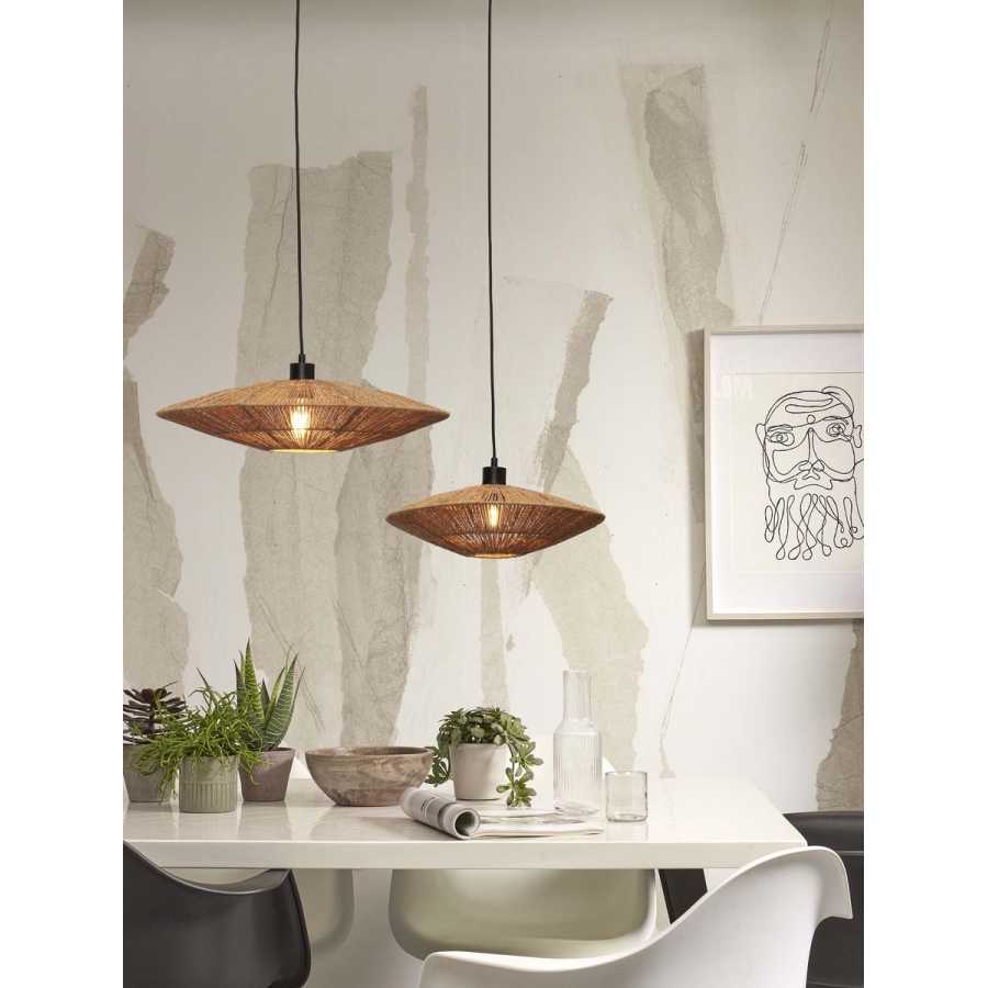 Good&Mojo Iguazu Pendant Light - Natural - Small