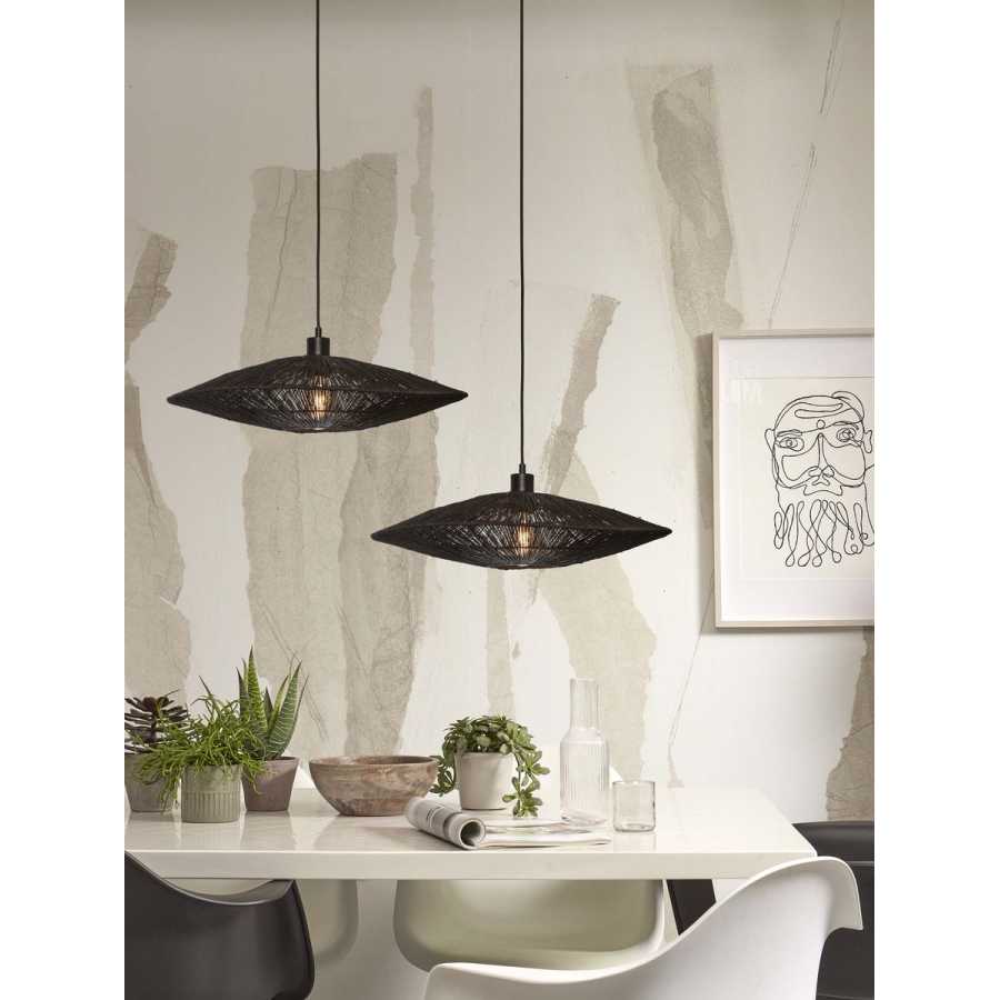 Good&Mojo Iguazu Pendant Light - Black - Large