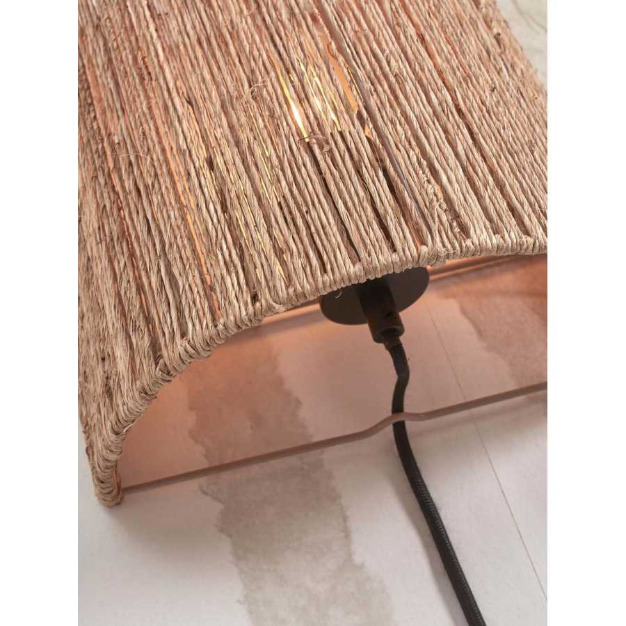 Good&Mojo Iguazu Flush Wall Light - Natural - Small