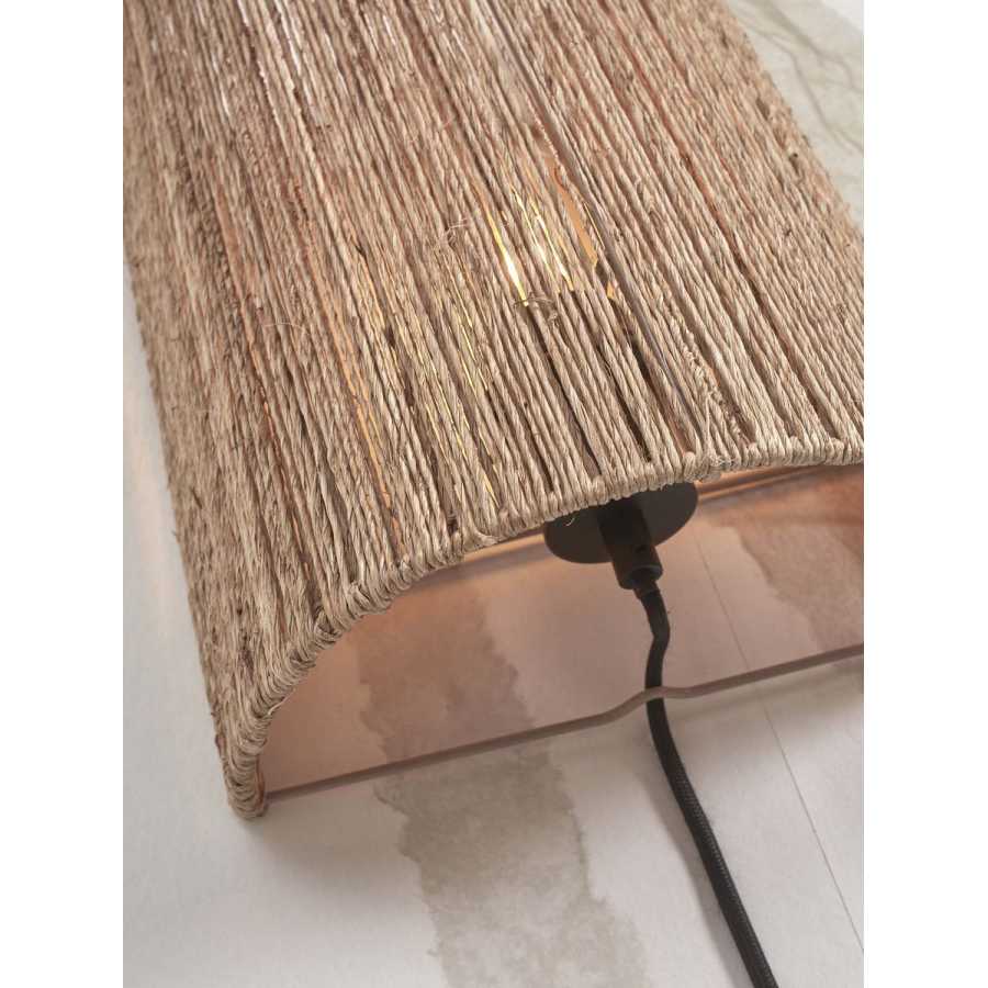 Good&Mojo Iguazu Flush Wall Light - Natural - Large