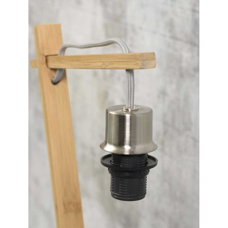 Good&Mojo Java Hanging Table Lamp - Black & Natural