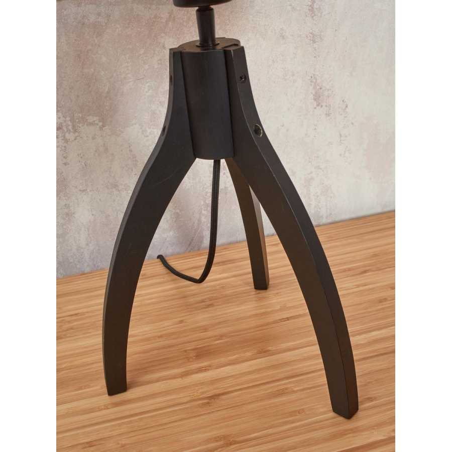 Good&Mojo Java Tripod Table Lamp - Black