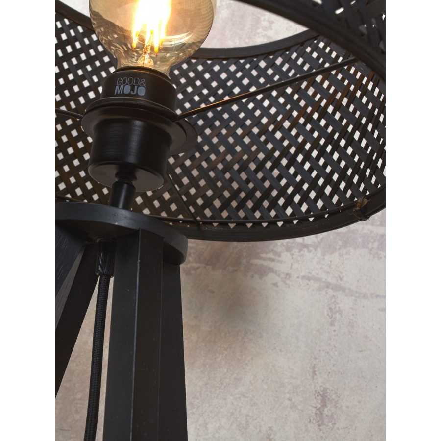 Good&Mojo Java Cross Table Lamp - Black