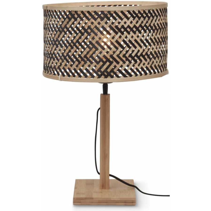 Good&Mojo Java Table Lamp - Black & Natural