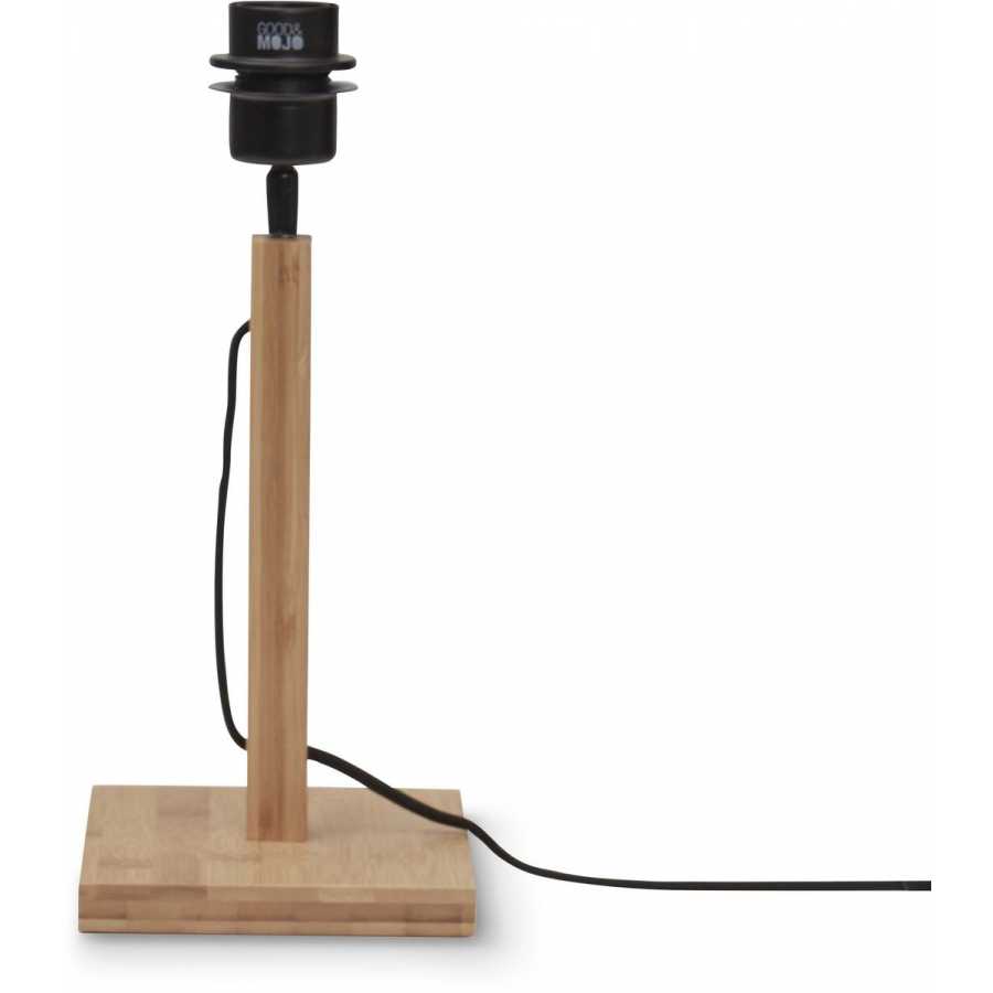 Good&Mojo Java Table Lamp - Black & Natural