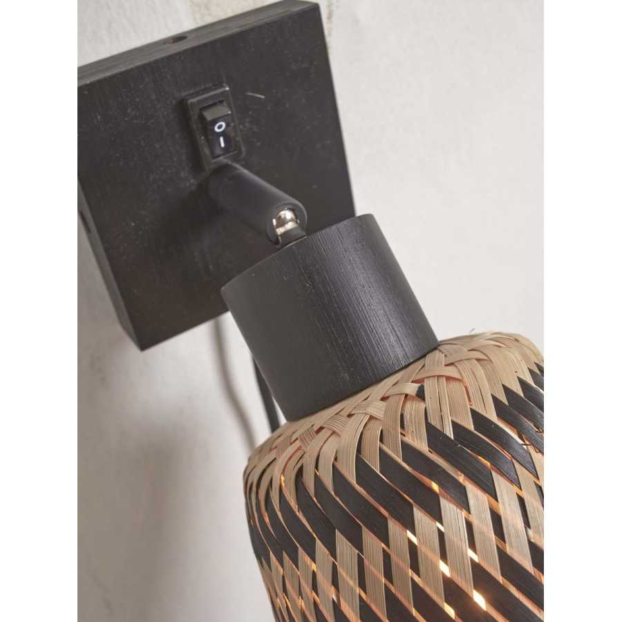 Good&Mojo Java Wall Light - Black & Natural