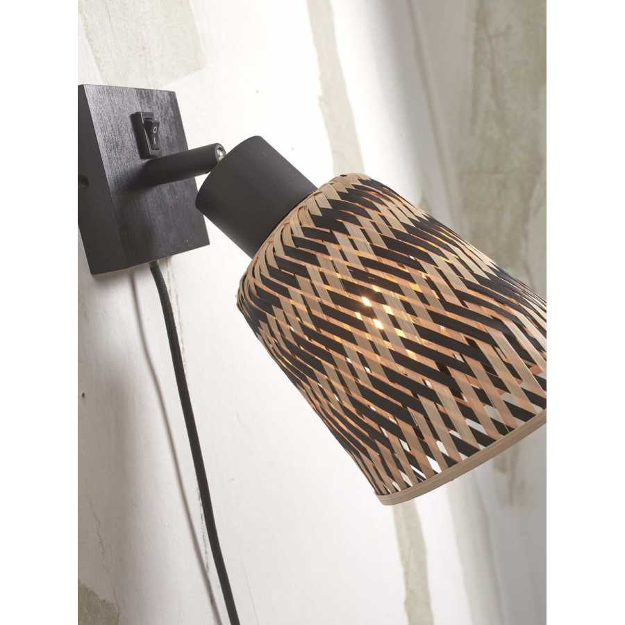 Good&Mojo Java Wall Light - Black & Natural