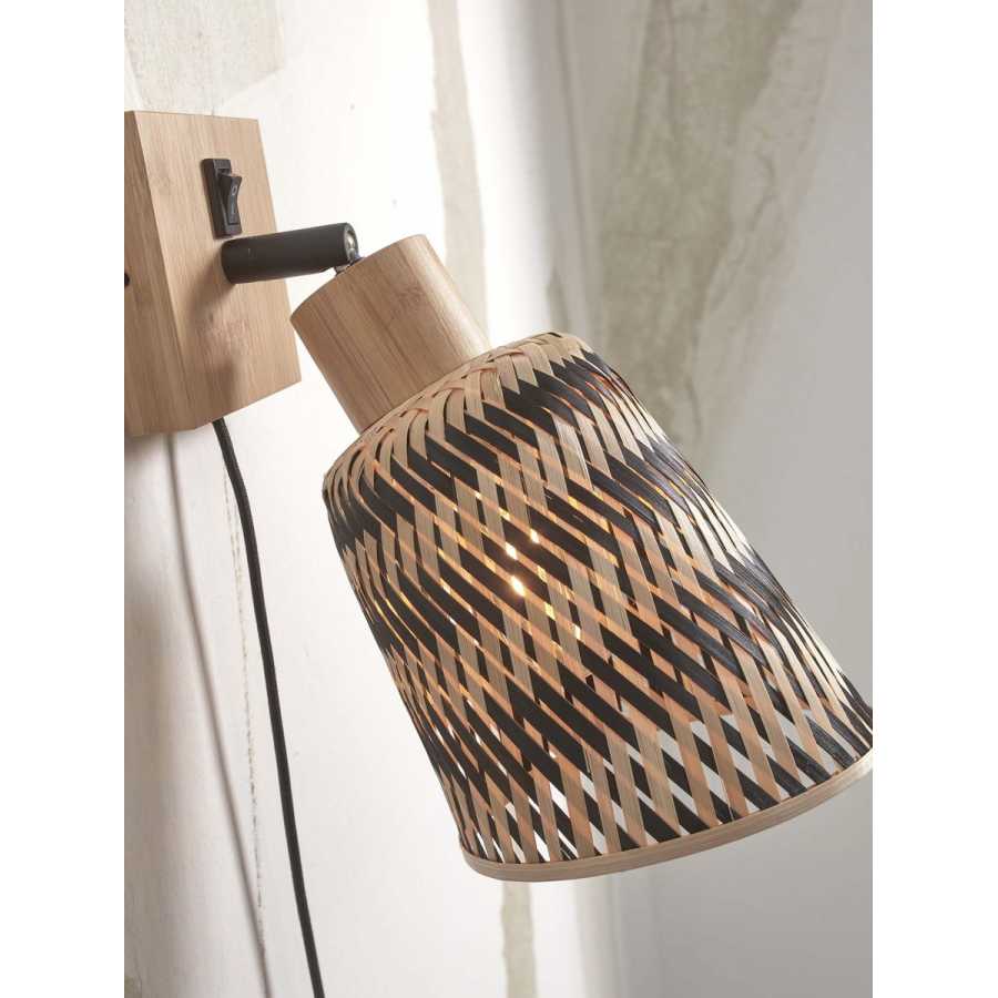 Good&Mojo Java Wall Light - Natural & Black