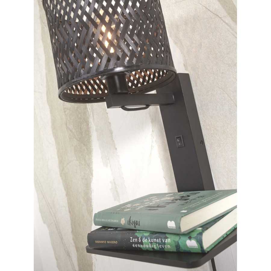 Good&Mojo Java Wall Light With Shelf - Black