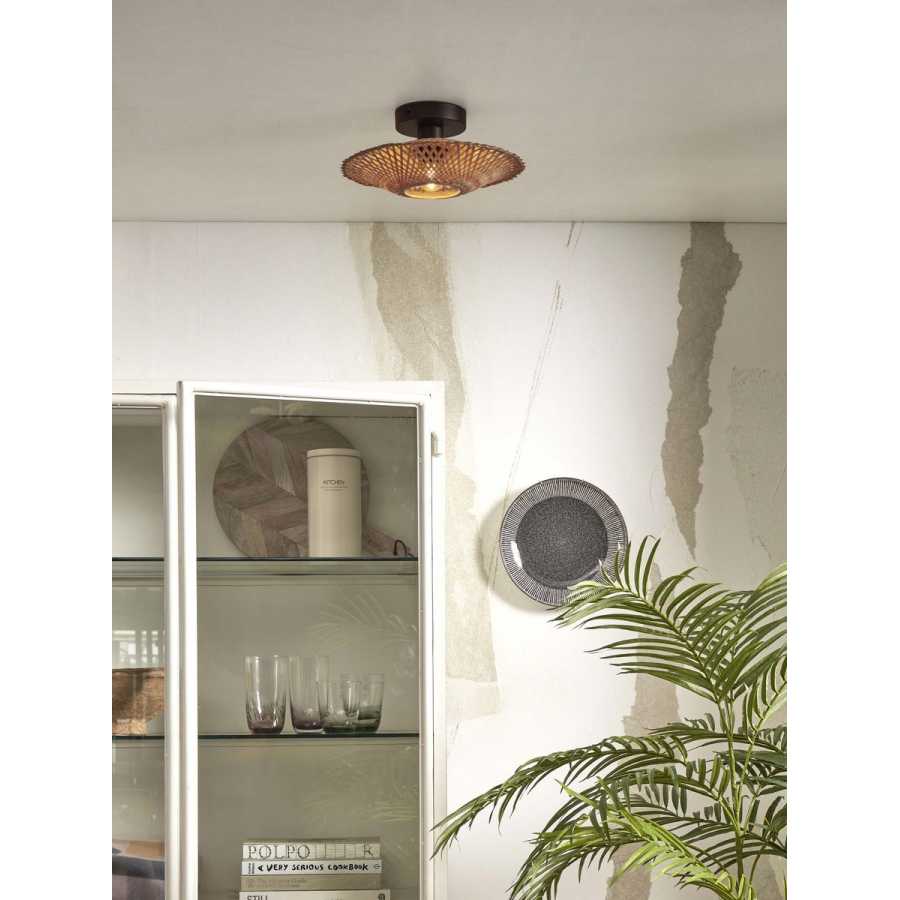 Good&Mojo Kalimantan Ceiling Light - Natural - Small