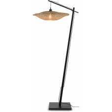 Good&Mojo Kalimantan Hanging Floor Lamp - Black & Natural