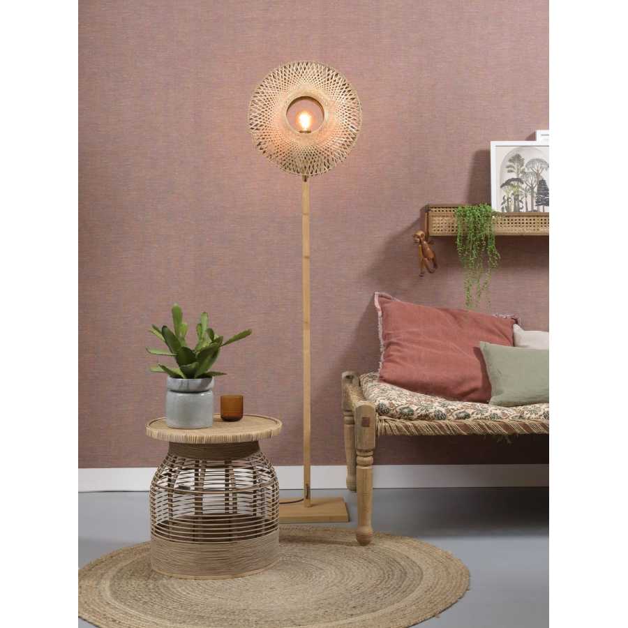 Good&Mojo Kalimantan Floor Lamp - Natural - Small