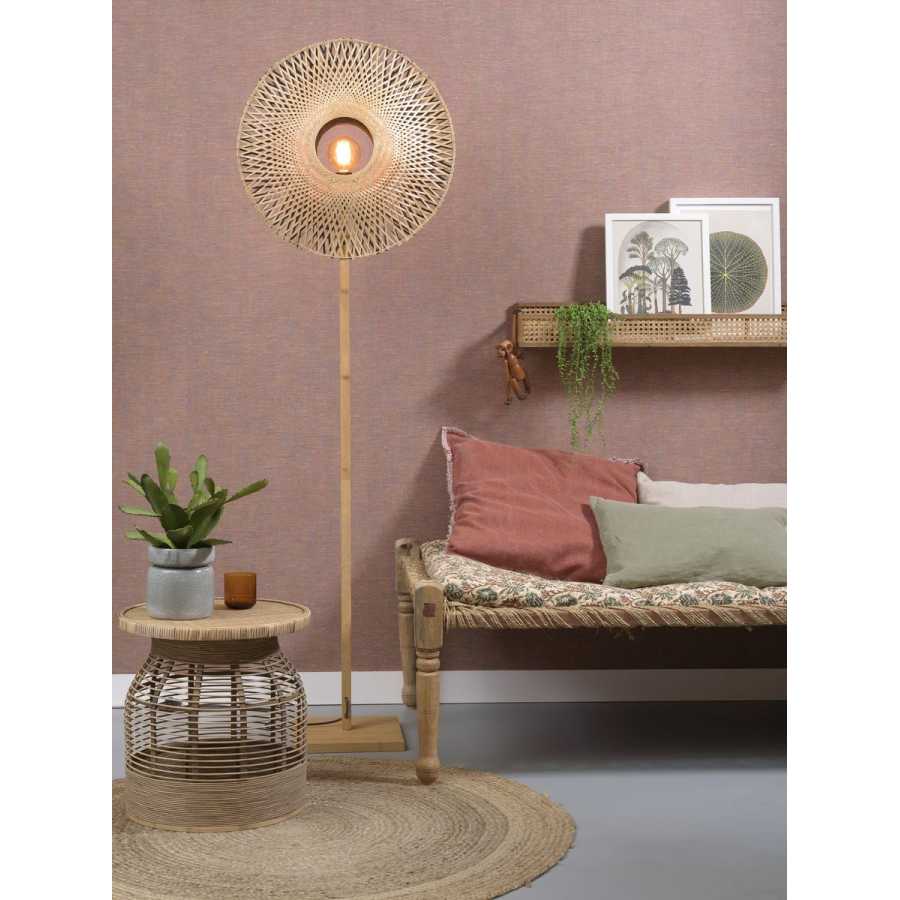 Good&Mojo Kalimantan Floor Lamp - Natural - Medium