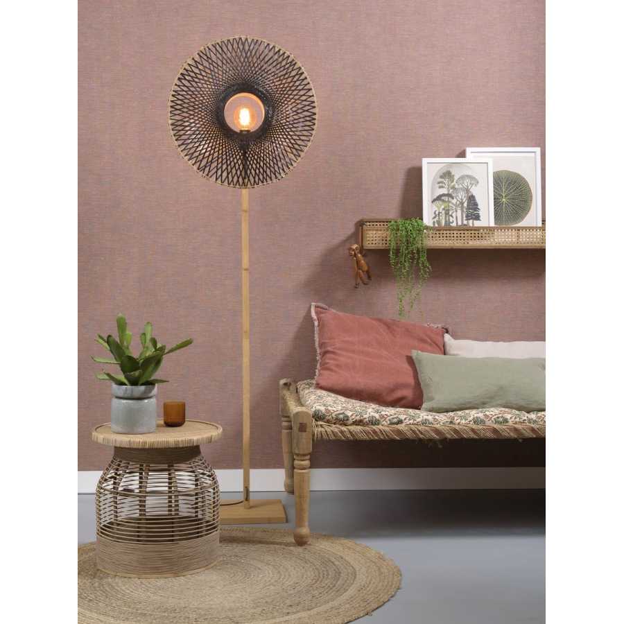 Good&Mojo Kalimantan Floor Lamp - Natural - Medium