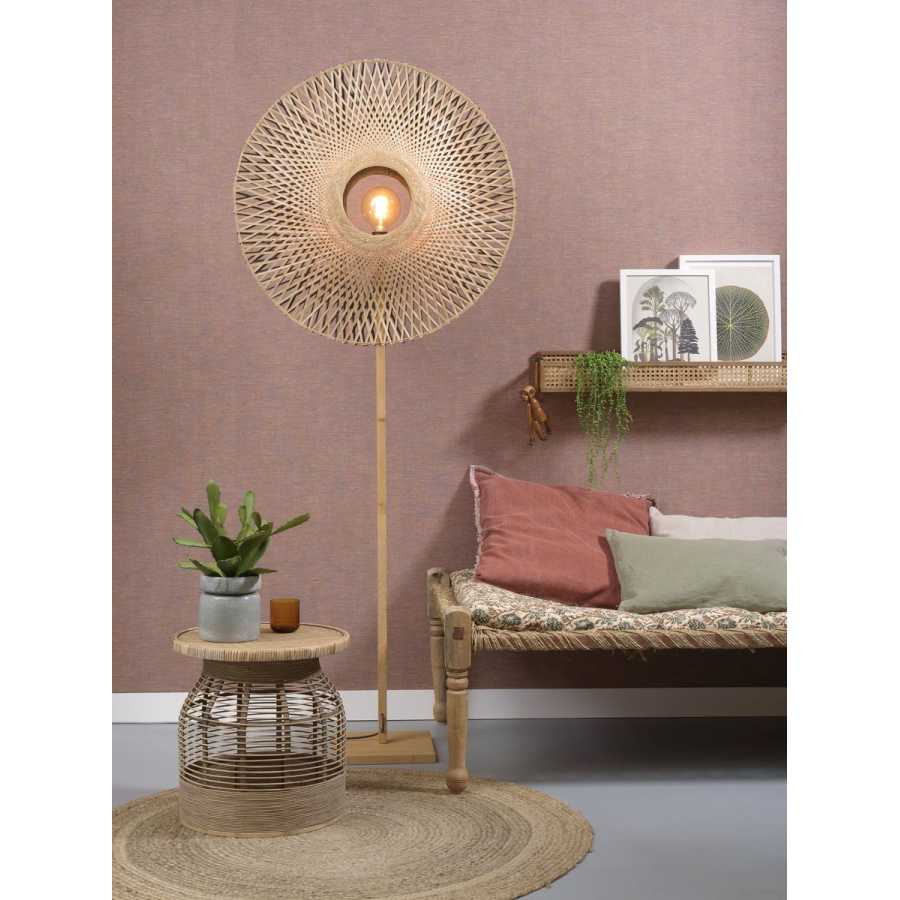 Good&Mojo Kalimantan Floor Lamp - Natural - Large