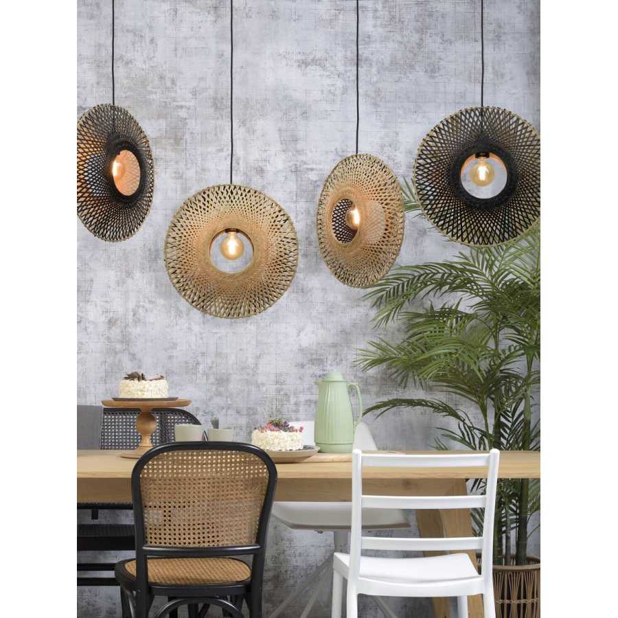 Good&Mojo Kalimantan Ring Pendant Light - Natural - Small