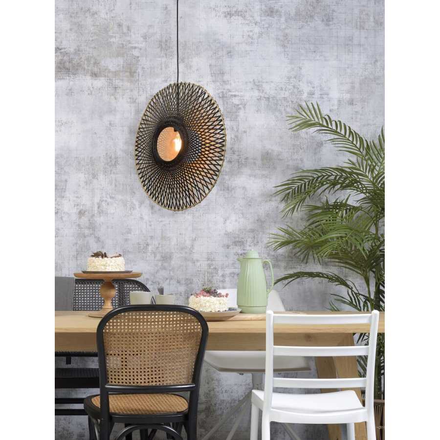 Good&Mojo Kalimantan Ring Pendant Light - Natural - Medium