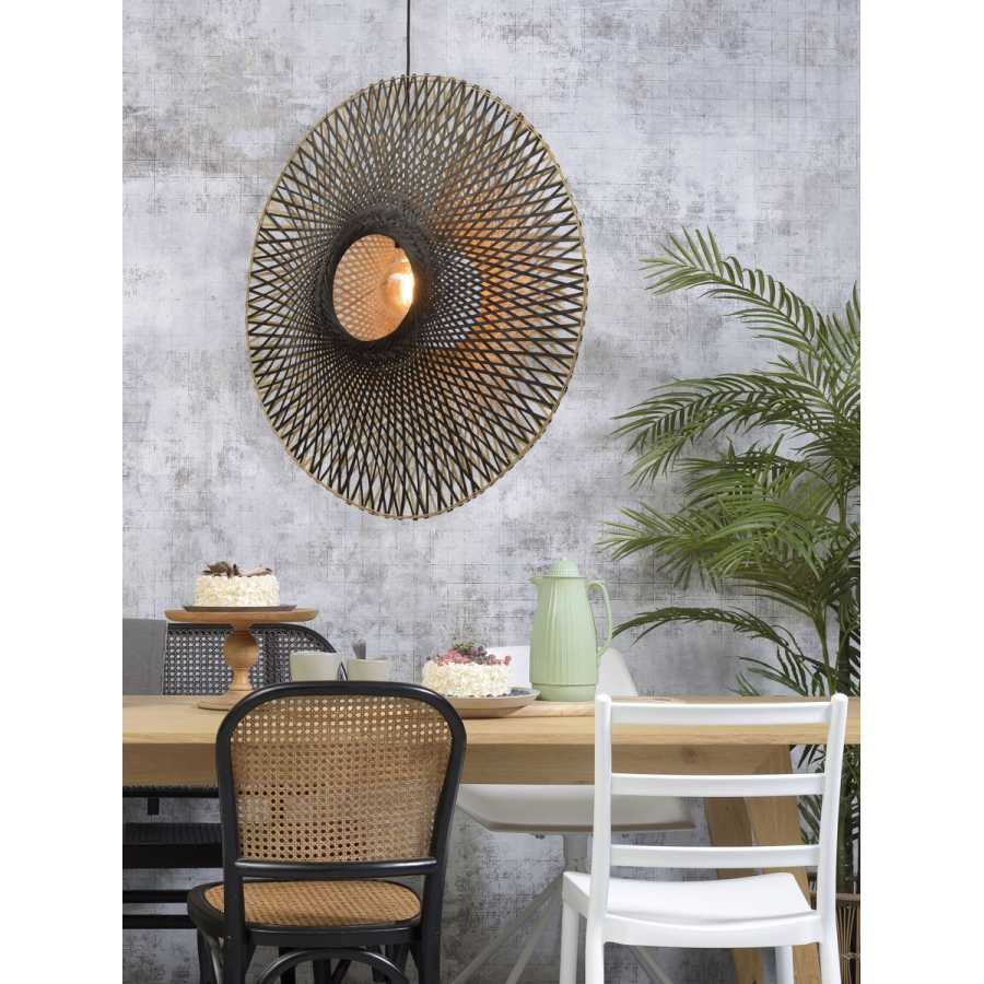 Good&Mojo Kalimantan Ring Pendant Light - Natural - Large