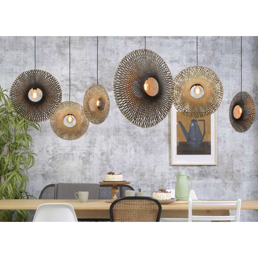 Good&Mojo Kalimantan Ring Pendant Light - Natural - Large