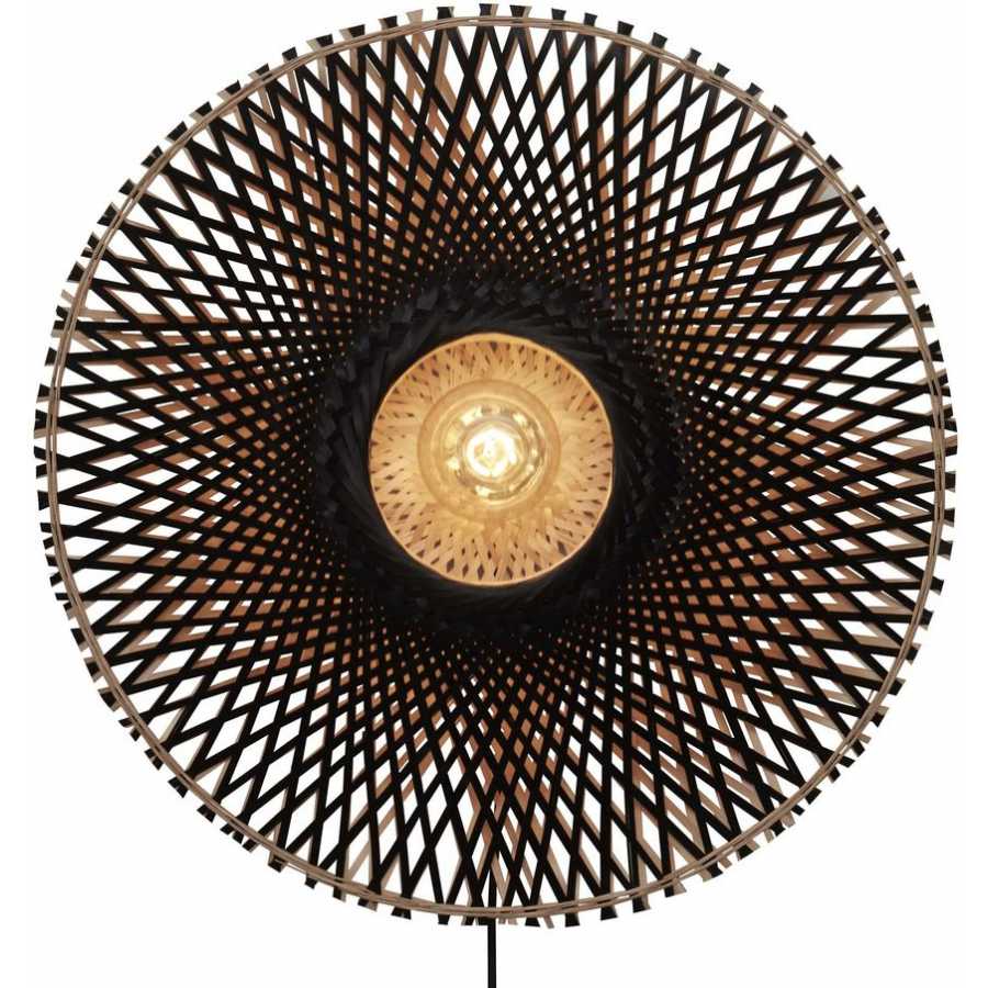 Good&Mojo Kalimantan Wall Light - Black - Large