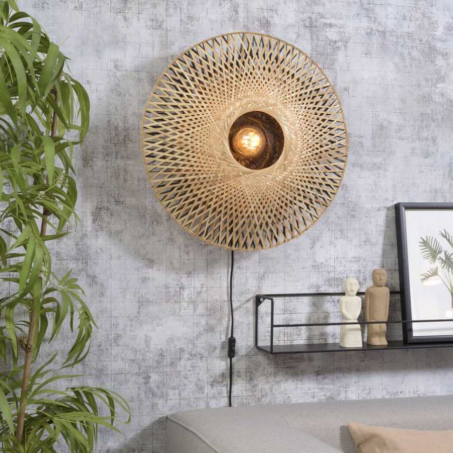 Good&Mojo Kalimantan Wall Light - Natural - Large