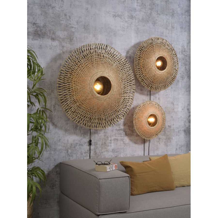 Good&Mojo Kalimantan Wall Light - Natural - Large