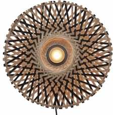 Good&Mojo Kalimantan Wall Light - Natural & Black