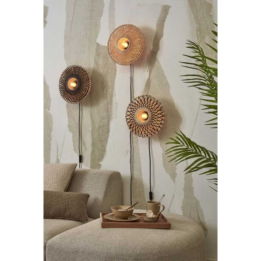 Good&Mojo Kalimantan Wall Light - Natural & Black