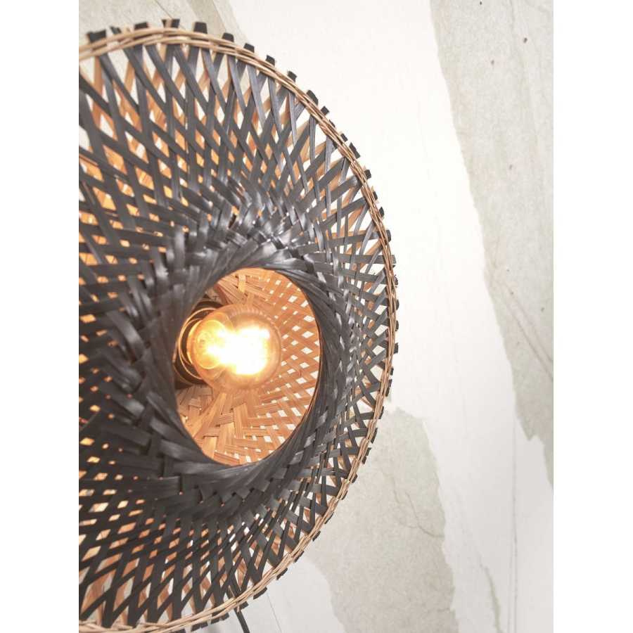 Good&Mojo Kalimantan Wall Light - Black - Small