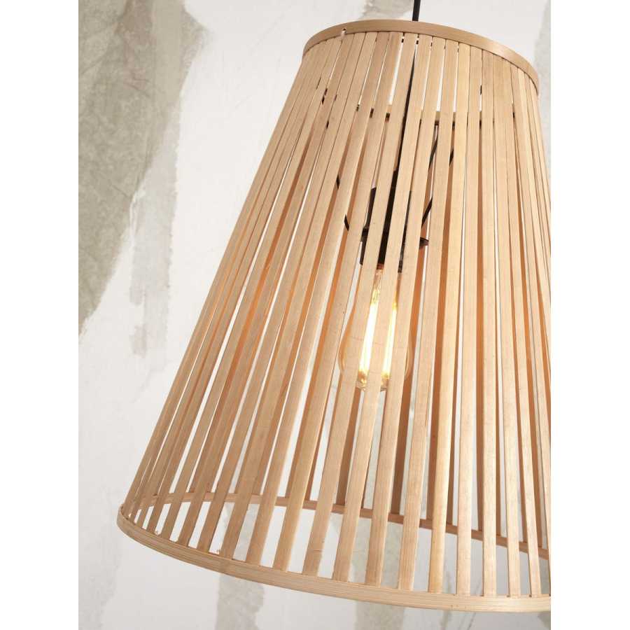 Good&Mojo Merapi Cone Pendant Light - Natural - Large