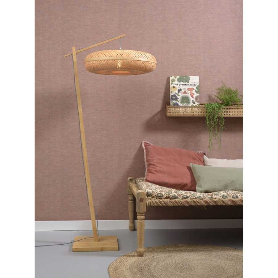 Good&Mojo Palawan Hanging Floor Lamp - Natural - Large