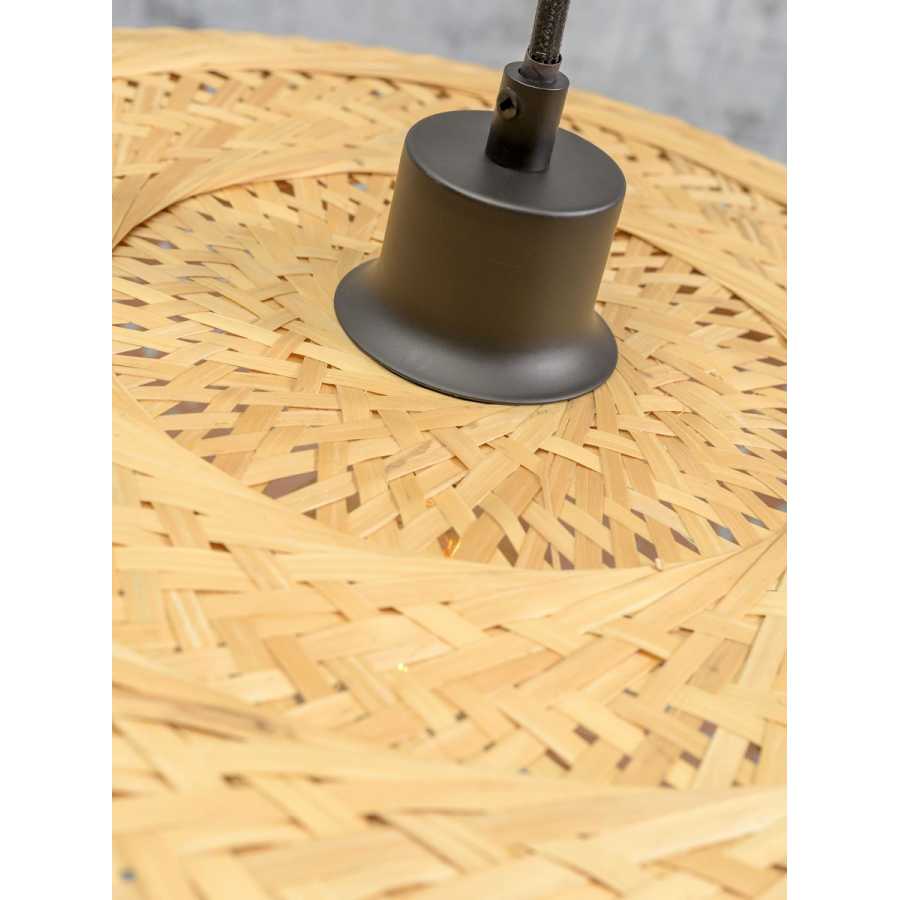 Good&Mojo Palawan Disc Pendant Light - Natural - Small